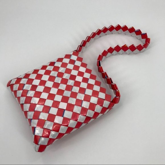 Glossy Upcycled Pixel Purse - Picture 2 of 10